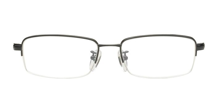 8320 Noir Titane Montures de lunettes de vue d'EyeBuyDirect