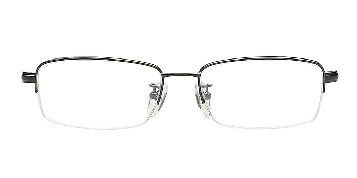 8320 Black Titanium Eyeglass Frames from EyeBuyDirect