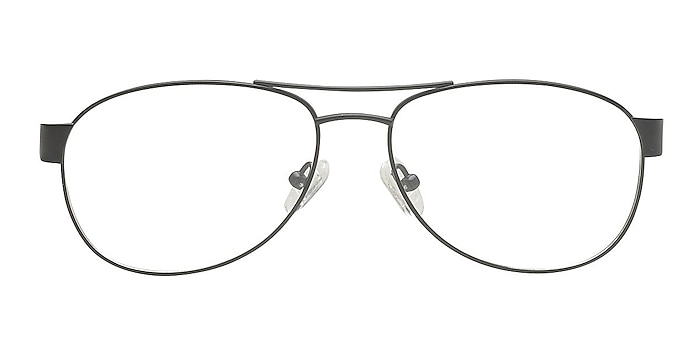 Vody Black Titanium Eyeglass Frames from EyeBuyDirect