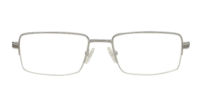 6238 Silver/Gunmetal Titanium Eyeglass Frames from EyeBuyDirect