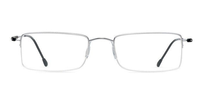 Ari Argenté Titane Montures de lunettes de vue d'EyeBuyDirect