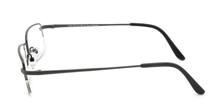 Arian Gunmetal Titane Montures de lunettes de vue d'EyeBuyDirect