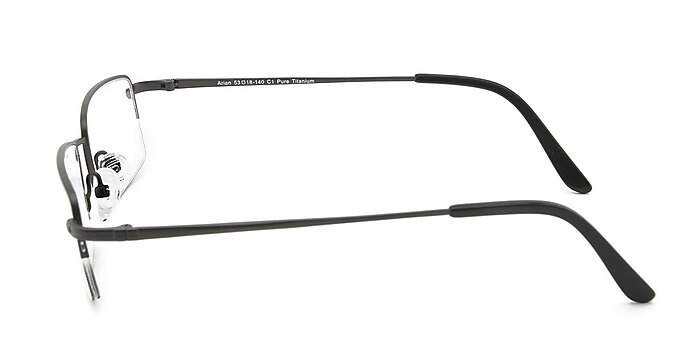Arian Gunmetal Titanium Eyeglass Frames from EyeBuyDirect