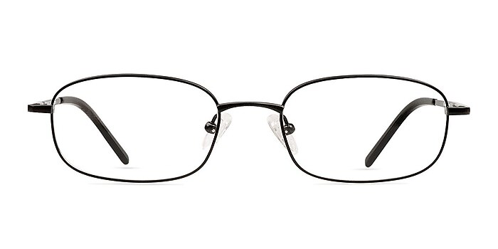 Caden Black Titanium Eyeglass Frames from EyeBuyDirect