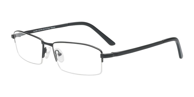Camden Rectangle Black Glasses for Men | Eyebuydirect