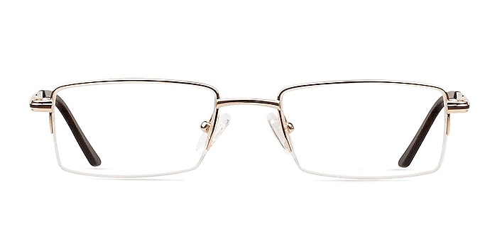 Armando Golden Titanium Eyeglass Frames from EyeBuyDirect