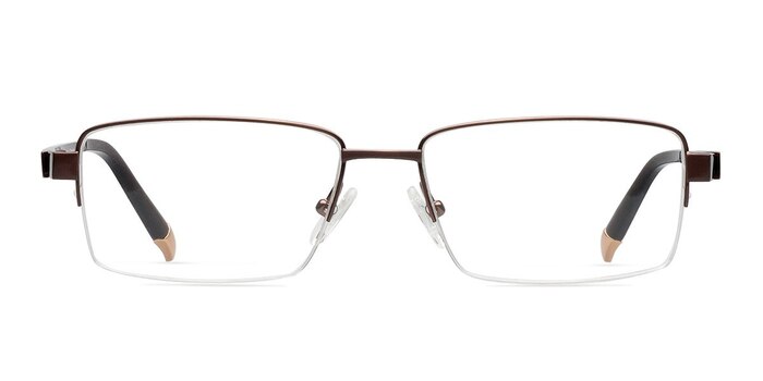 Aron Brown Titanium Eyeglass Frames from EyeBuyDirect