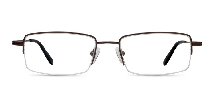 Graphic  Coffee  Titanium Eyeglass Frames from EyeBuyDirect