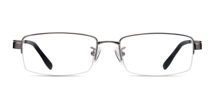 Emerge Gunmetal Titane Montures de lunettes de vue d'EyeBuyDirect