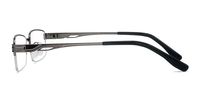 Emerge Gunmetal Titanium Eyeglass Frames from EyeBuyDirect