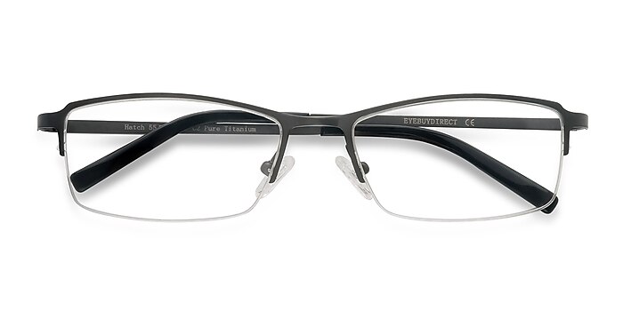 Gunmetal Hatch -  Lightweight Titanium Eyeglasses