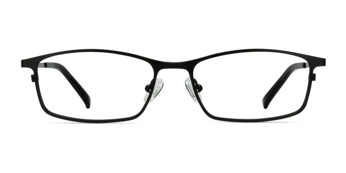 Present Black Titanium Eyeglass Frames from EyeBuyDirect