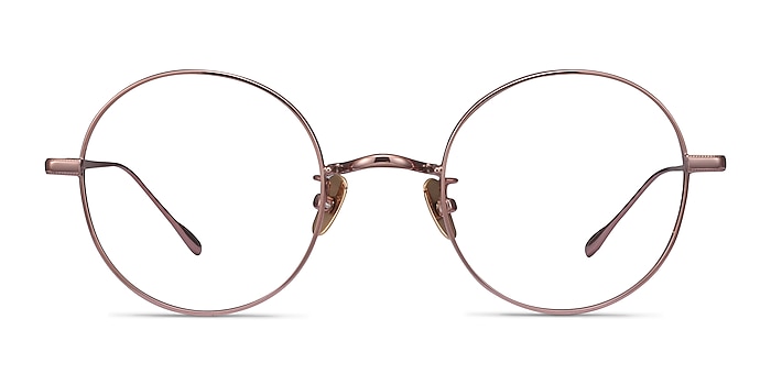 Berlioz Rose Gold Titanium Eyeglass Frames from EyeBuyDirect