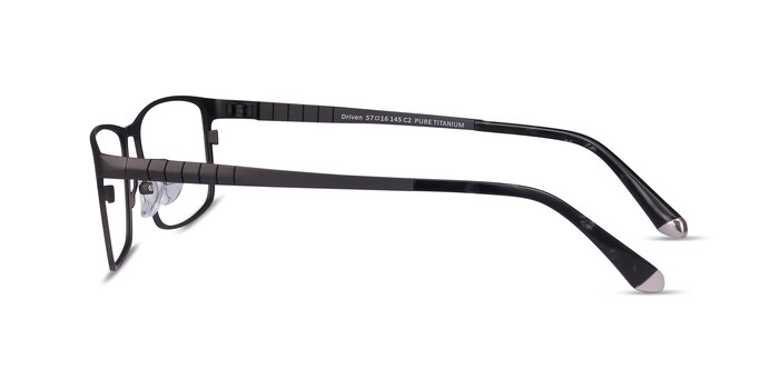 Driven Gunmetal Titanium Eyeglass Frames from EyeBuyDirect