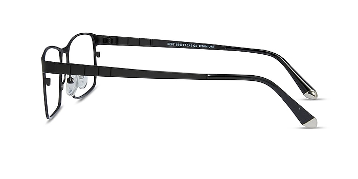 Kept Noir Titane Montures de lunettes de vue d'EyeBuyDirect
