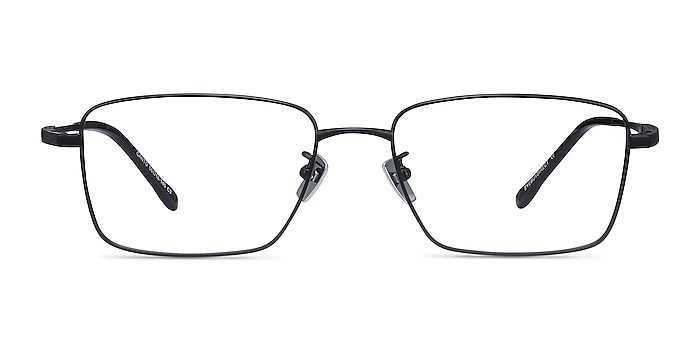 Canto Black Titanium Eyeglass Frames from EyeBuyDirect