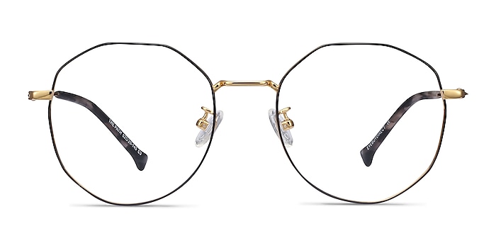 The Path Black Golden Titane Montures de lunettes de vue d'EyeBuyDirect