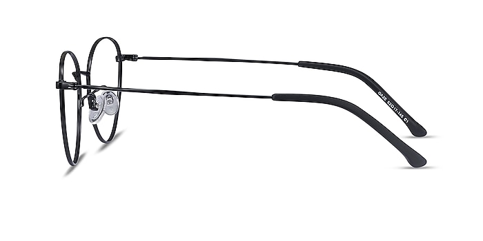Gaze Noir Titane Montures de lunettes de vue d'EyeBuyDirect