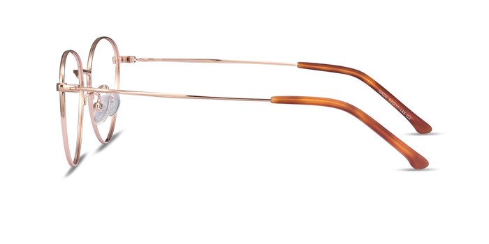 Gaze Rose Gold Titanium Eyeglass Frames from EyeBuyDirect