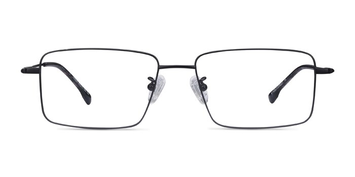 Lands Black Titanium Eyeglass Frames from EyeBuyDirect