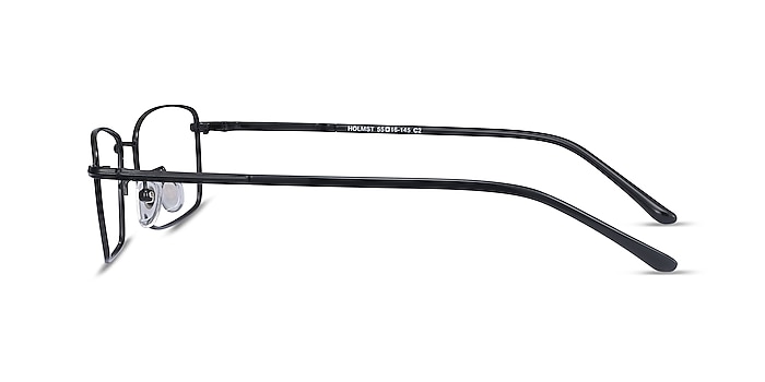 Holmst Noir Titane Montures de lunettes de vue d'EyeBuyDirect