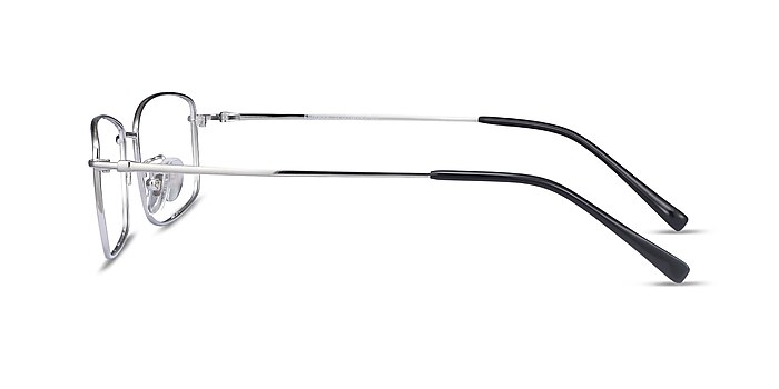 Embark Silver Titanium Eyeglass Frames from EyeBuyDirect