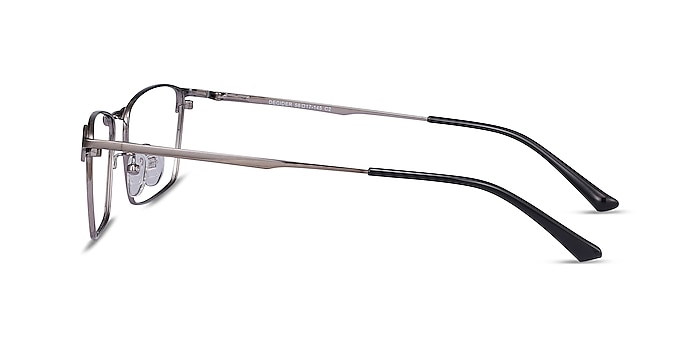 Decider Gunmetal Titane Montures de lunettes de vue d'EyeBuyDirect
