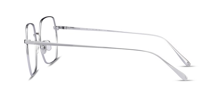 Holistic Silver Titanium Eyeglass Frames from EyeBuyDirect