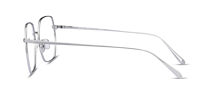 Holistic Argenté Titane Montures de lunettes de vue d'EyeBuyDirect
