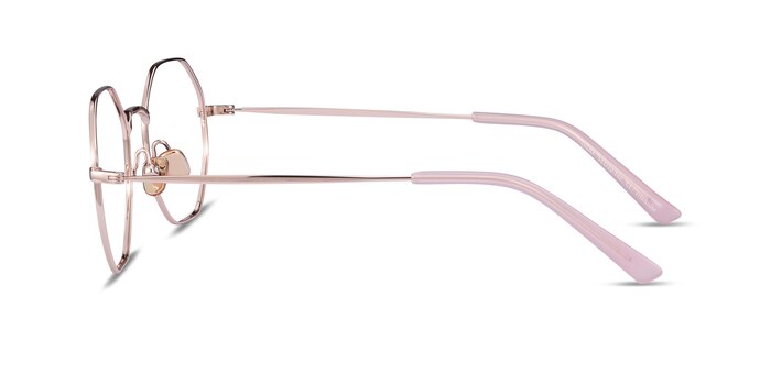 Cecily Or rose Titane Montures de lunettes de vue d'EyeBuyDirect