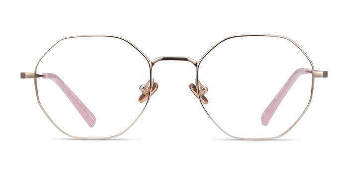 Cecily Doré Titane Montures de lunettes de vue d'EyeBuyDirect