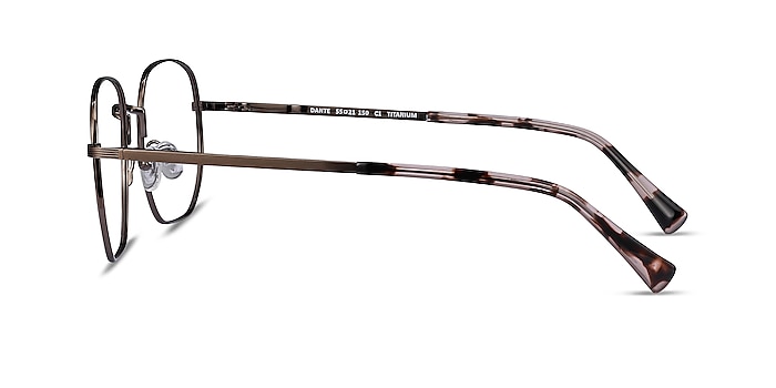 Dante Bronze Titanium Eyeglass Frames from EyeBuyDirect