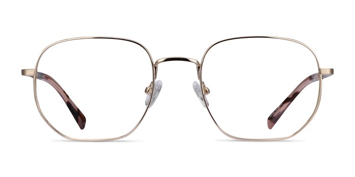Dante Doré Titane Montures de lunettes de vue d'EyeBuyDirect
