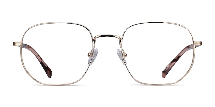 Dante Gold Titanium Eyeglass Frames from EyeBuyDirect