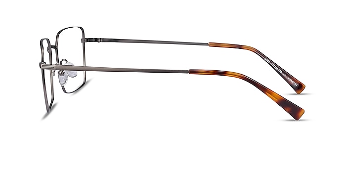 Apex Gunmetal Titanium Eyeglass Frames from EyeBuyDirect