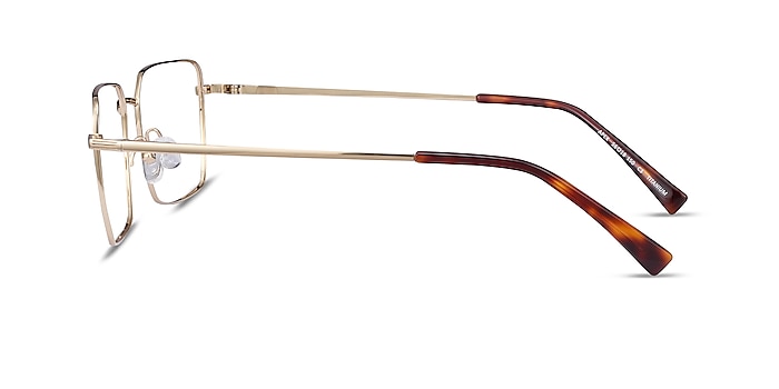 Apex Gold Titanium Eyeglass Frames from EyeBuyDirect