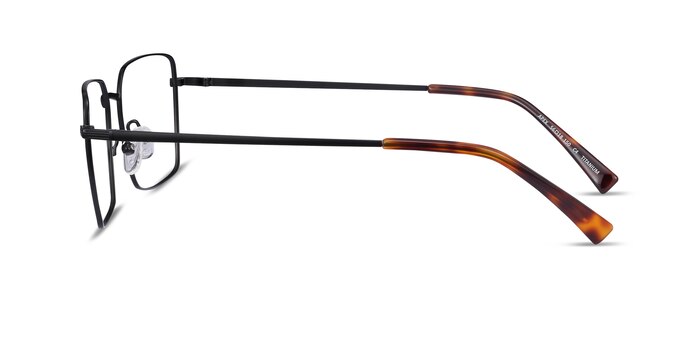 Apex Noir Titane Montures de lunettes de vue d'EyeBuyDirect