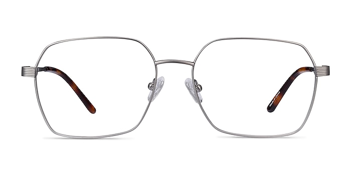 East Gunmetal Titanium Eyeglass Frames from EyeBuyDirect