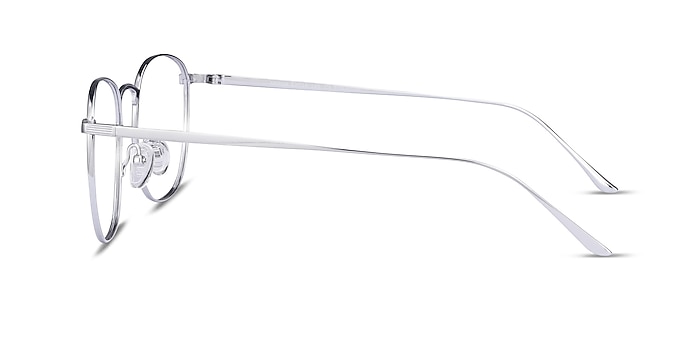 Arbor Silver Titanium Eyeglass Frames from EyeBuyDirect