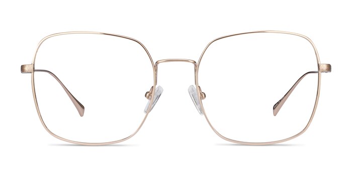 Meteor Gold Titanium Eyeglass Frames from EyeBuyDirect