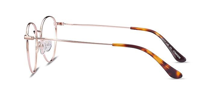 Lila Or rose Titane Montures de lunettes de vue d'EyeBuyDirect