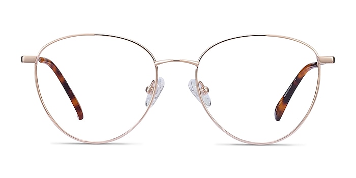 Lila Doré Titane Montures de lunettes de vue d'EyeBuyDirect