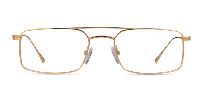 Johnson Doré Titane Montures de lunettes de vue d'EyeBuyDirect