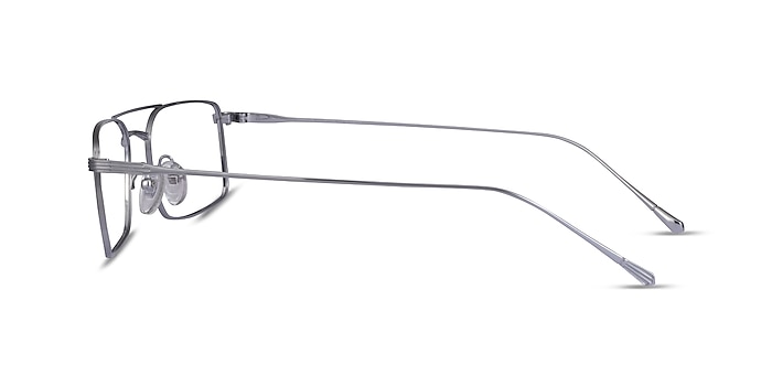 Johnson Silver Titanium Eyeglass Frames from EyeBuyDirect