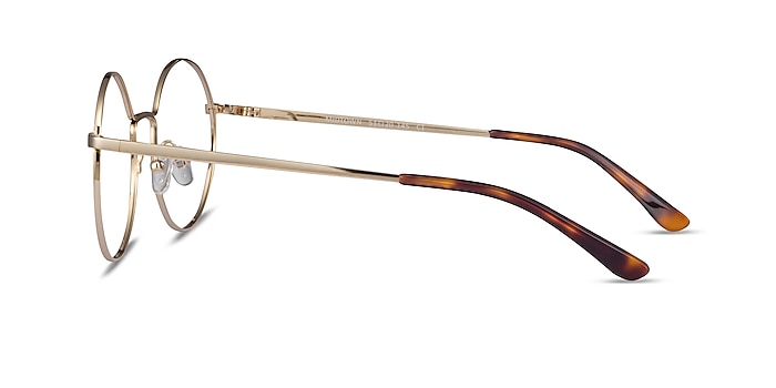 Midtown Doré Titane Montures de lunettes de vue d'EyeBuyDirect