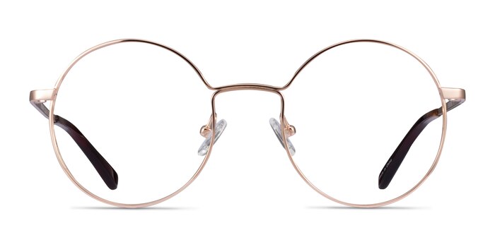 Midtown Or rose Titane Montures de lunettes de vue d'EyeBuyDirect