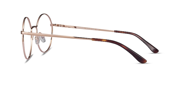 Midtown Rose Gold Titanium Eyeglass Frames from EyeBuyDirect