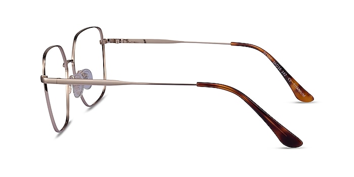 Bessie Doré Titane Montures de lunettes de vue d'EyeBuyDirect