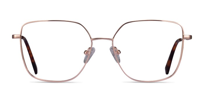 Bessie Or rose Titane Montures de lunettes de vue d'EyeBuyDirect