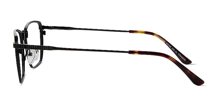 Astronomy Matte Black Titanium Eyeglass Frames from EyeBuyDirect